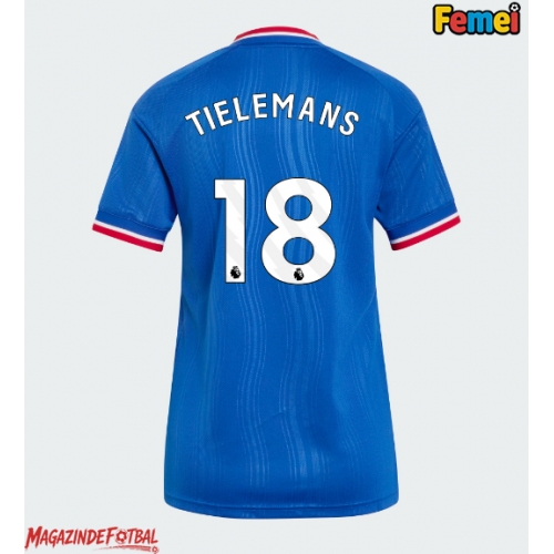 Manchester United Youri Tielemans #18 Tricou Fotbal Replică 2026-27 Femei Deplasare Manchester United Youri Tielemans #18 Tricou Fotbal Replică 2026-27 Femei Deplasare